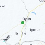 Map for location: Offa, Nigeria