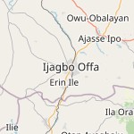 Map for location: Offa, Nigeria