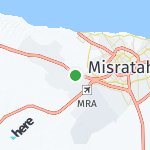 Map for location: Misratah, Libya