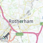 Map for location: Rotherham, United Kingdom