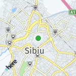 Map for location: Sibiu, Romania