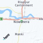 Map for location: Nowshera, Pakistan