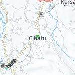 Map for location: Cibatu, Indonesia