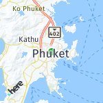 Map for location: Phuket, Thailand