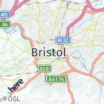 Map for location: Bristol, United Kingdom