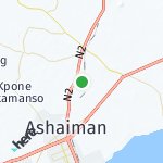 Map for location: Ningo Prampram, Ghana