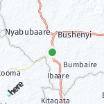 Map for location: Bushenyi, Uganda