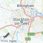 Map for location: Stockton-on-Tees, United Kingdom