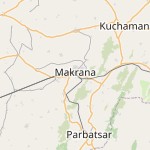 Map for location: Makrana, India