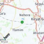 Map for location: Zohar, Israel