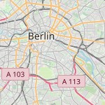 Map for location: Kreuzberg, Germany