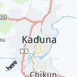 Map for location: Kaduna, Nigeria