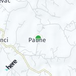 Map for location: Paune, Serbia