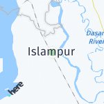 Map for location: Islampur, Bangladesh