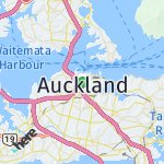 Map for location: Auckland, New Zealand