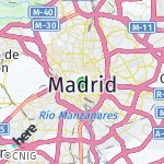 Map for location: Madrid, Spain