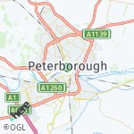 Map for location: Peterborough, United Kingdom