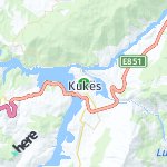 Map for location: Kukës, Albania