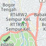 Map for location: Sempur, Indonesia