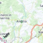 Map for location: Amelia, Italy