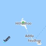 Map for location: Hithadhoo, Maldives