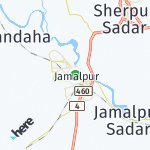 Map for location: Jamalpur, Bangladesh