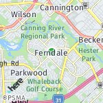 Map for location: Ferndale, Australia