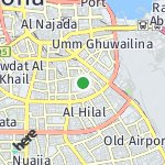 Map for location: Najma, Qatar