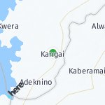 Map for location: Kangai, Uganda