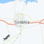 Map for location: Tinsukia, India