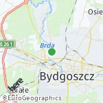 Map for location: Bydgoszcz, Poland