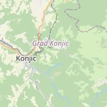 Map for location: Ham, Bosnia And Herzegovina