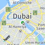 Map for location: Al Hamriya, United Arab Emirates