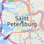 Map for location: Saint Petersburg, Russia