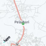 Map for location: Pelaihari, Indonesia