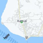 Map for location: Kamal, Indonesia