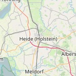 Map for location: Heide, Germany