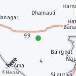 Map for location: Madhubani, Nepal