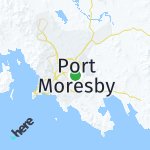 Map for location: Port Moresby, Papua New Guinea