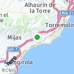 Map for location: Benalmádena, Spain