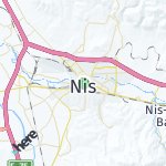 Map for location: Nis, Serbia