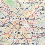 Map for location: Aubervilliers, France