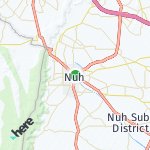 Map for location: Nuh, India