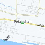 Map for location: Petanahan, Indonesia