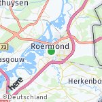 Map for location: Roermond, Netherlands