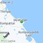 Map for location: Jayanagar, Sri Lanka