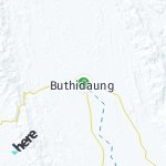 Map for location: Buthidaung, Burma (Myanmar)