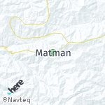 Map for location: Matman, Myanmar