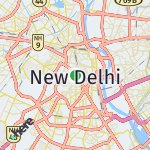 Map for location: New Delhi, India