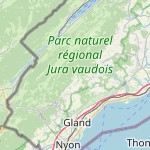 Map for location: Saint-George, Switzerland